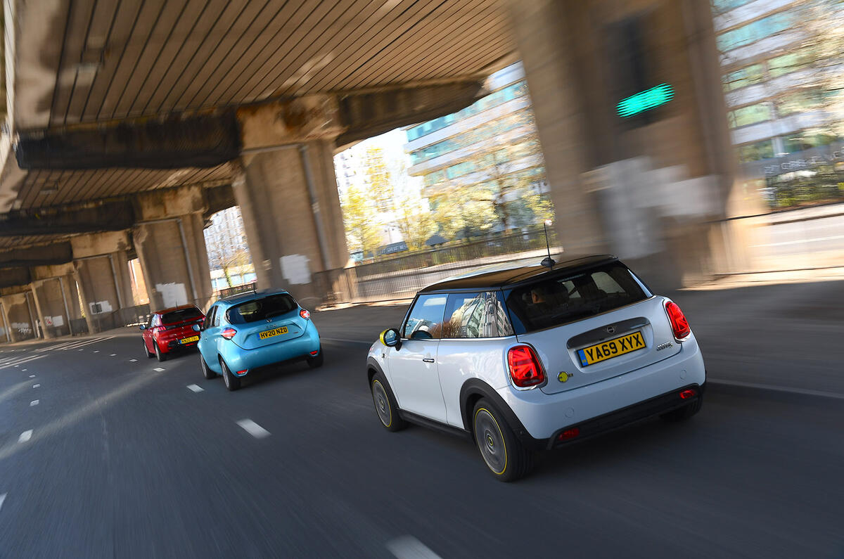Mini Electric - hero rear Mini Electric - hero rear