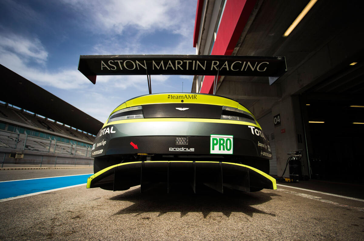 Aston Martin V8 Vantage GTE racer