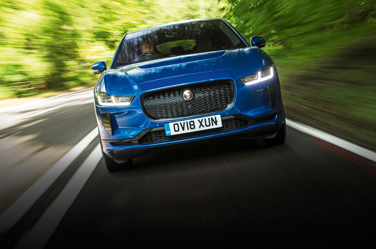 Jaguar I-Pace - tracking front Jaguar I-Pace - tracking front