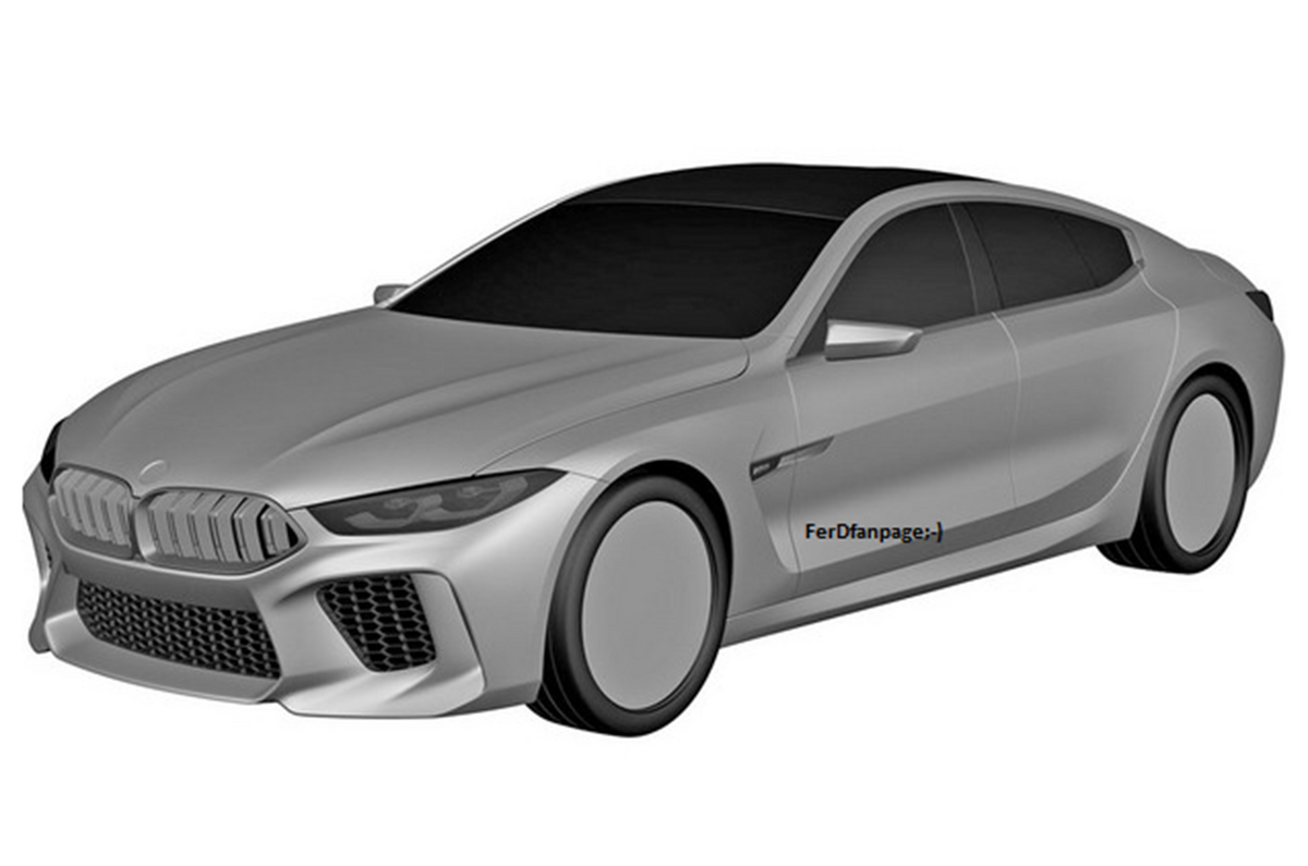 BMW M8 Gran Coupe styling revealed in patent images