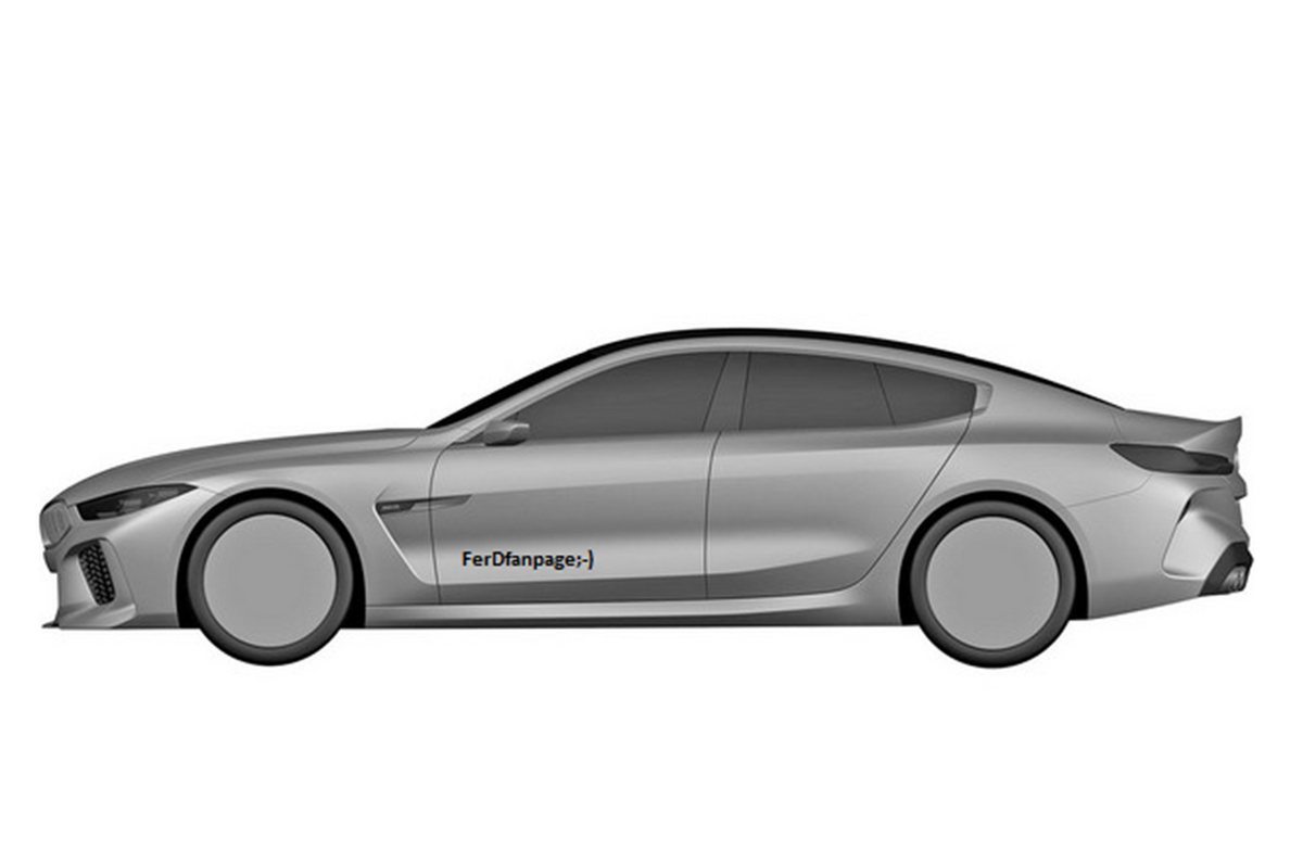 BMW M8 Gran Coupe styling revealed in patent images