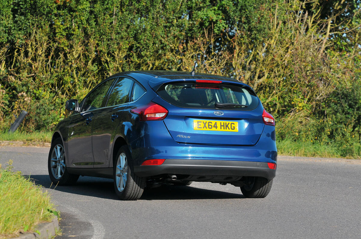 Ford Focus back view Ford Focus back view