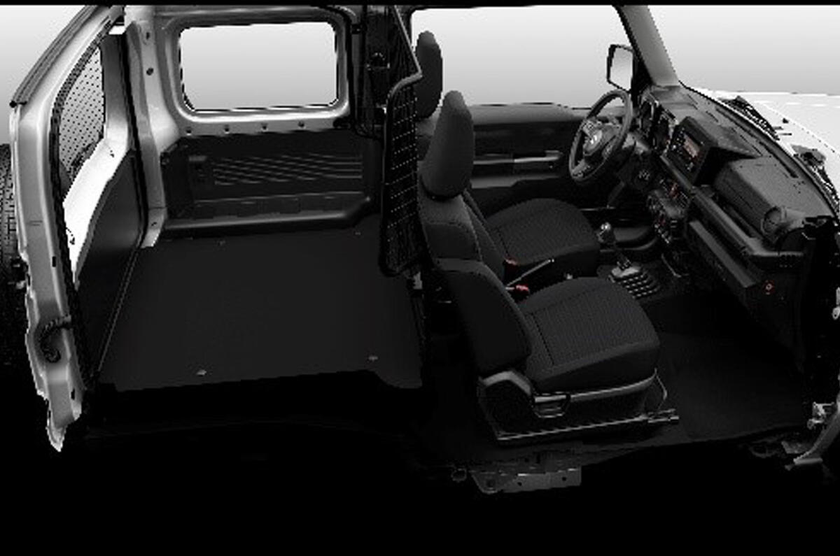 2020 Suzuki Jimny Commercial - interior