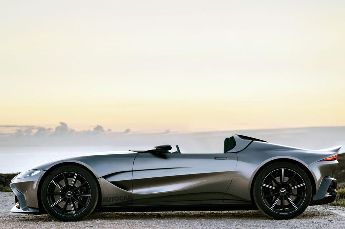 Aston Martin V12 Speedster render
