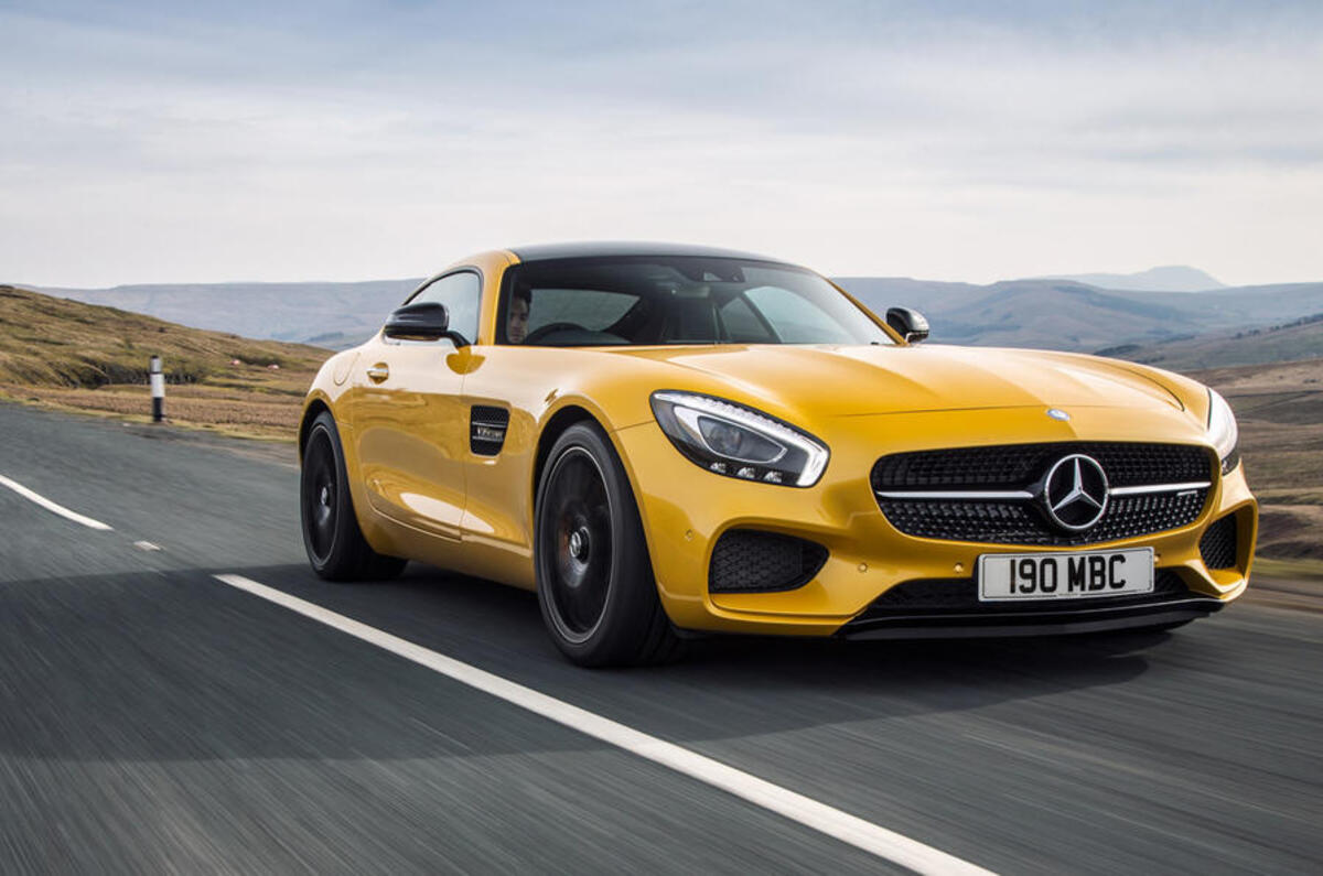 Mercedes-AMF GT S - tracking front Mercedes-AMF GT S - tracking front