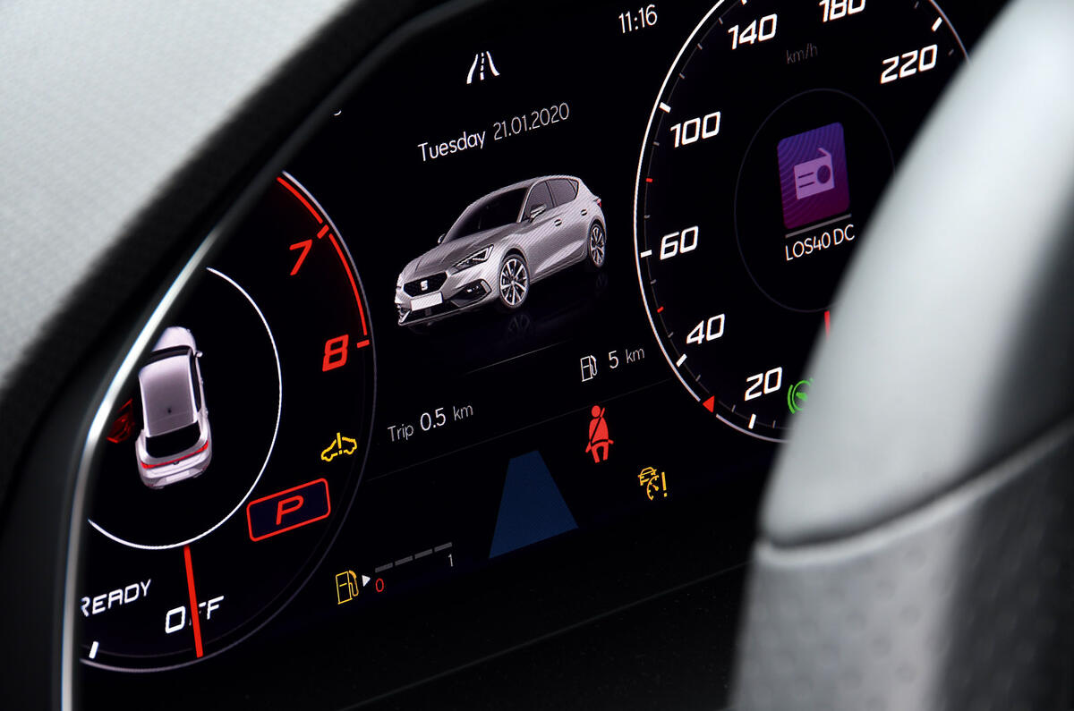 Seat Leon 2020 - instruments Seat Leon 2020 - instruments