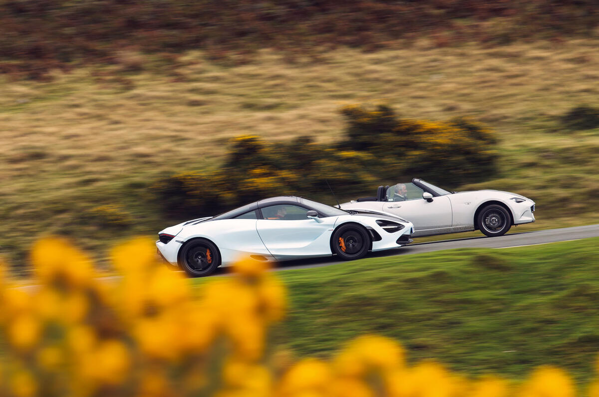 McLaren 720S vs Mazda MX-5 3 McLaren 720S vs Mazda MX-5 3