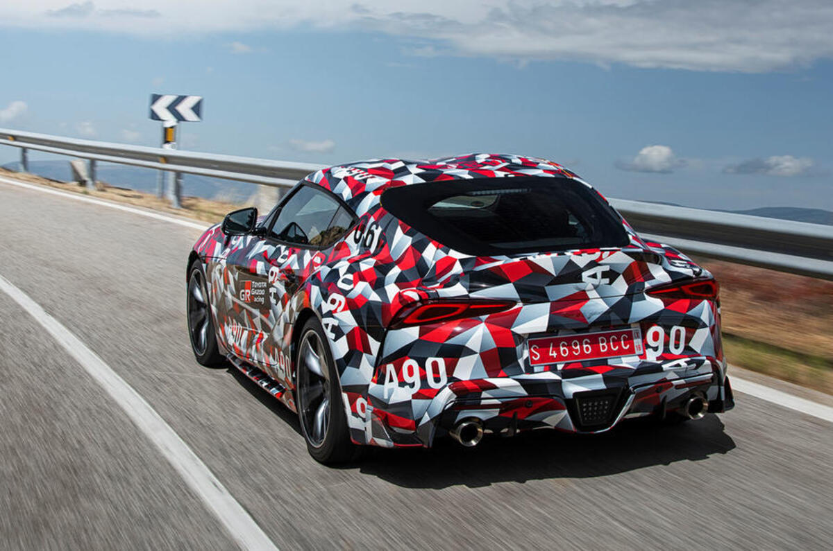 Toyota Supra prototype rear side