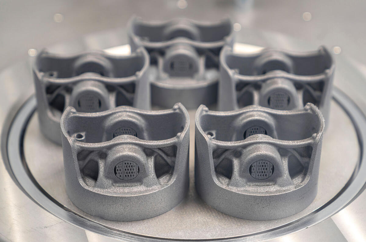 Porsche 3D printed pistons