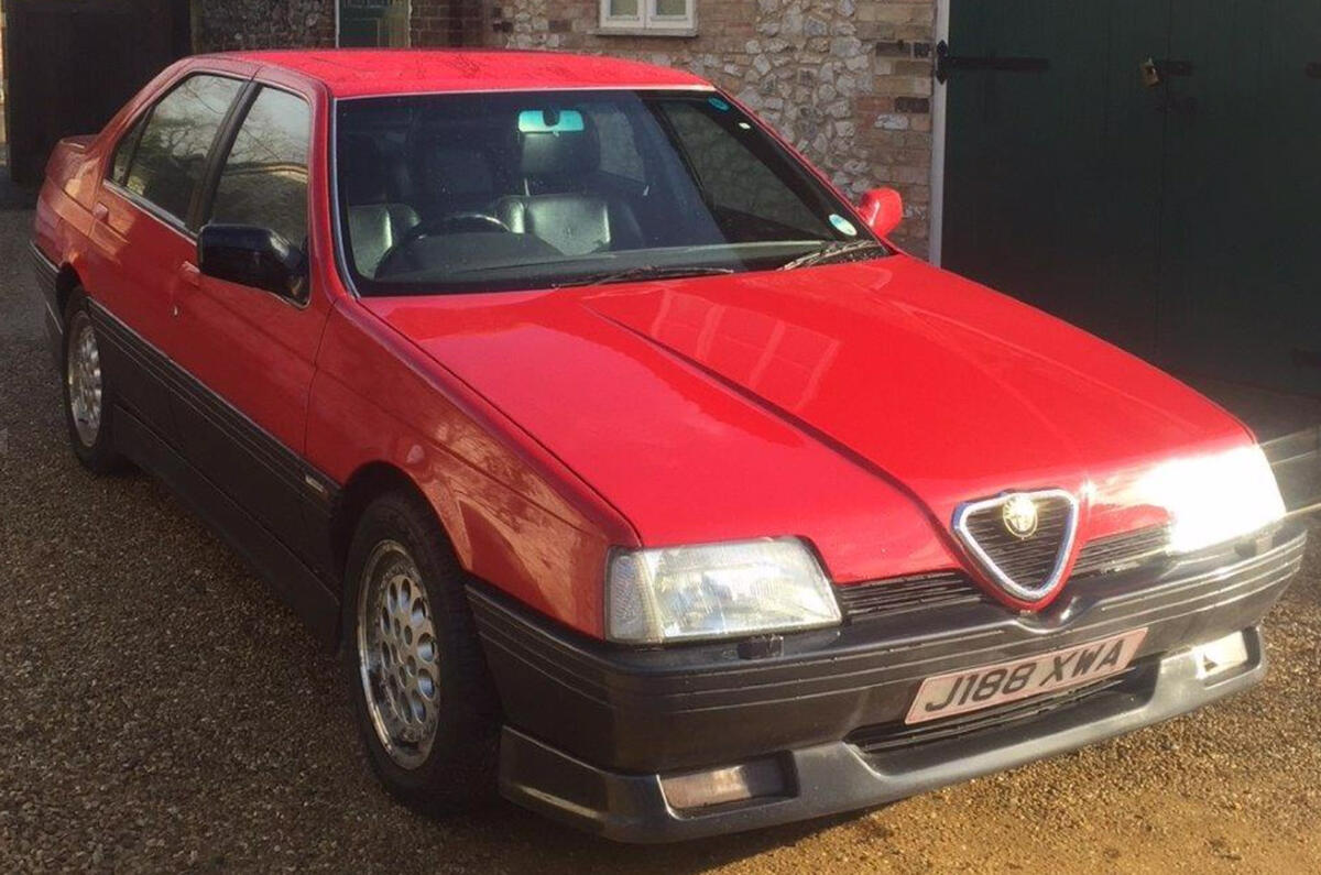 Alfa Romeo 164 Cloverleaf - static front Alfa Romeo 164 Cloverleaf - static front