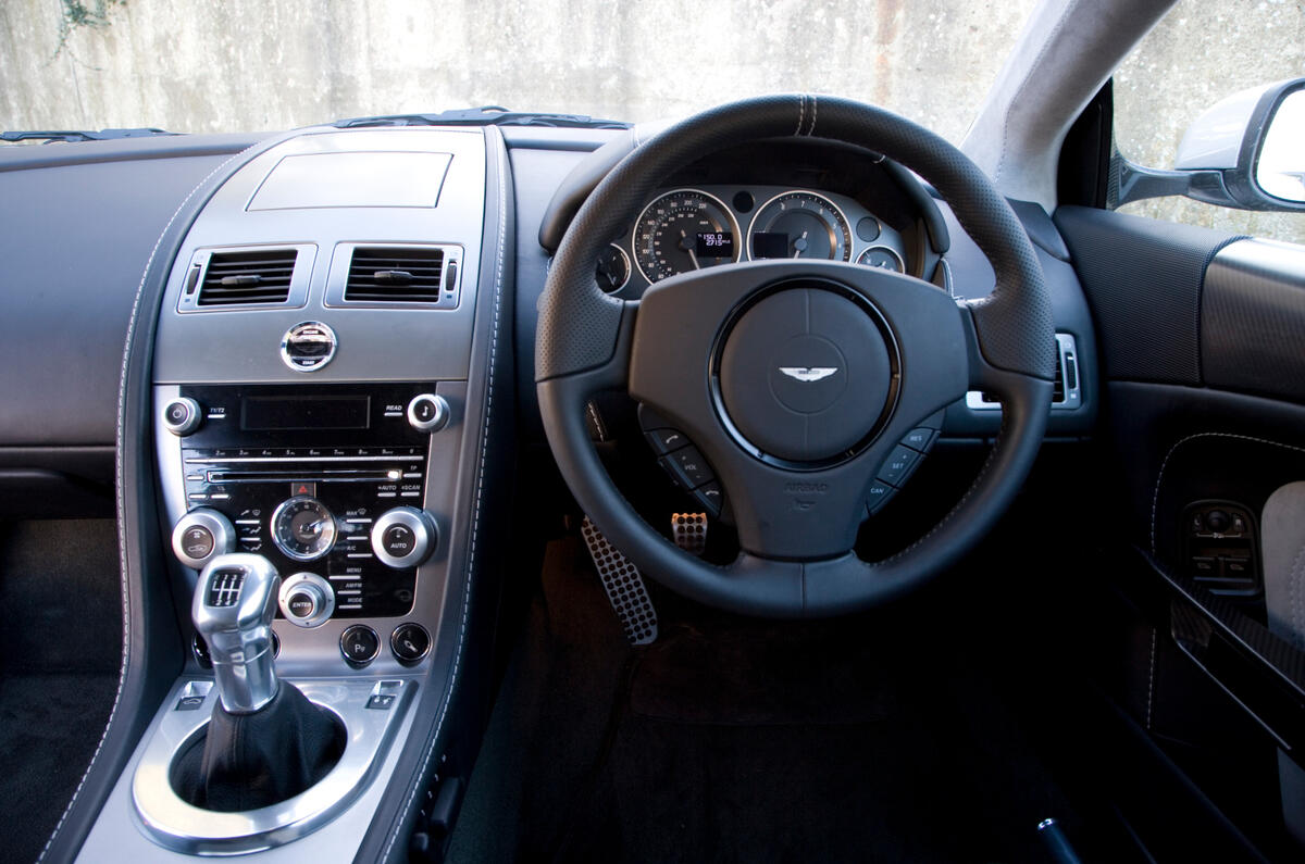 Aston Martin DBS 2008 interior detail Aston Martin DBS 2008 interior detail