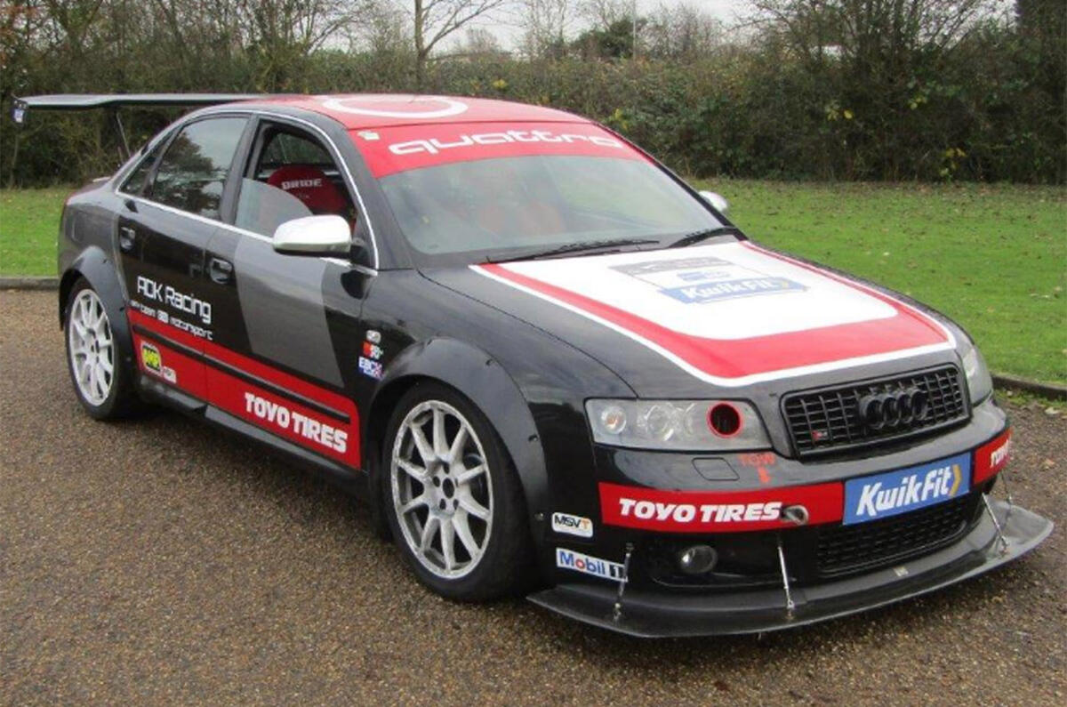 Audi S4 track car 2003 - static front Audi S4 track car 2003 - static front