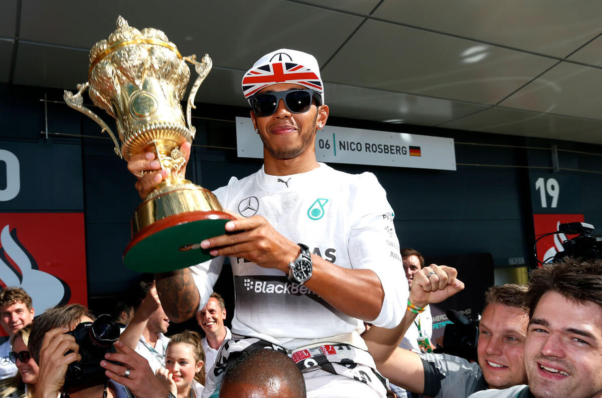 4 Autocar favourite racing drivers Lewis Hamilton trophy 4 Autocar favourite racing drivers Lewis Hamilton trophy