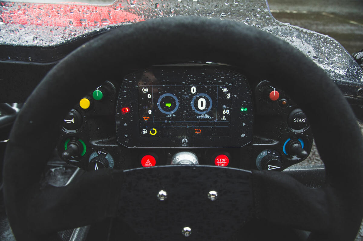 Ariel Atom 4 - Britain's Best Driver's Car 2020 - instruments