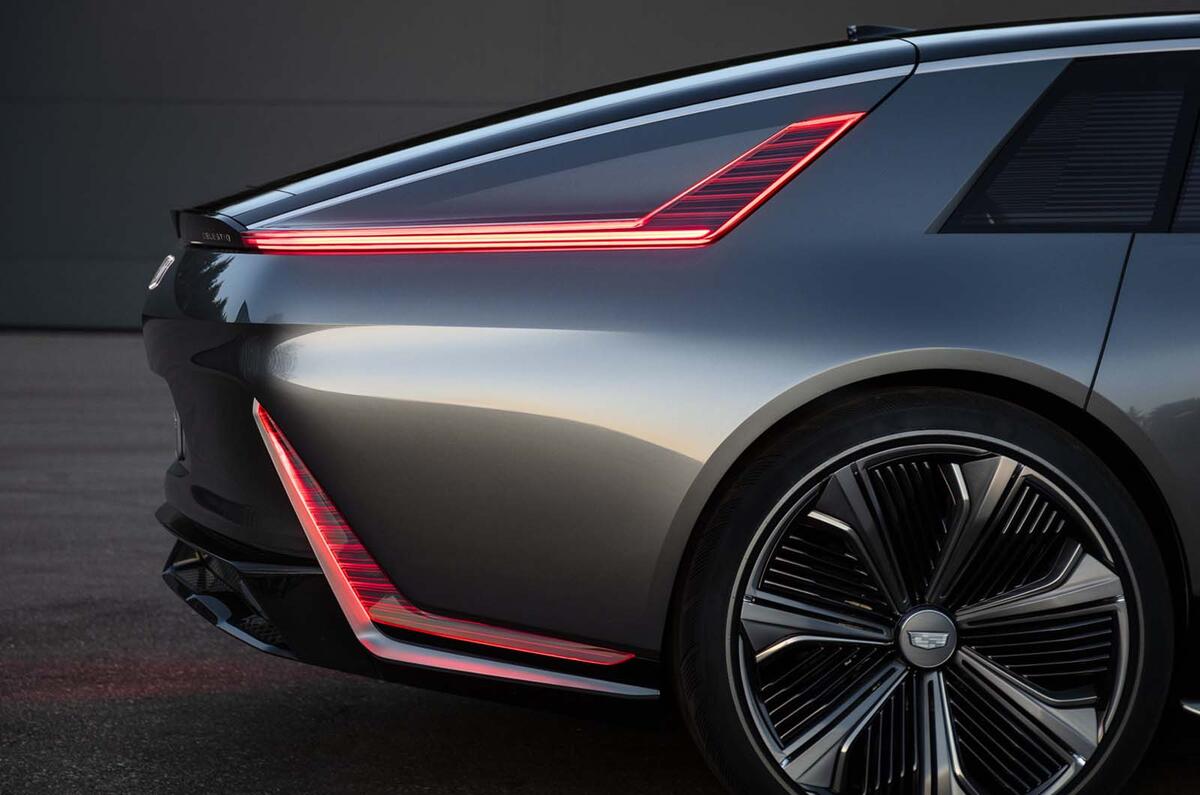 Cadillac Celestiq 2025 rear quarter detail Cadillac Celestiq 2025 rear quarter detail
