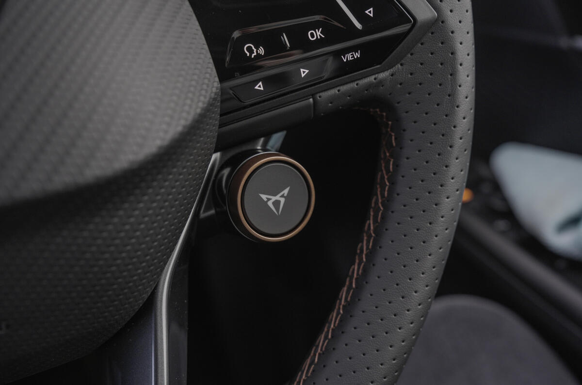 CUPRA Born e-Boost button CUPRA Born e-Boost button