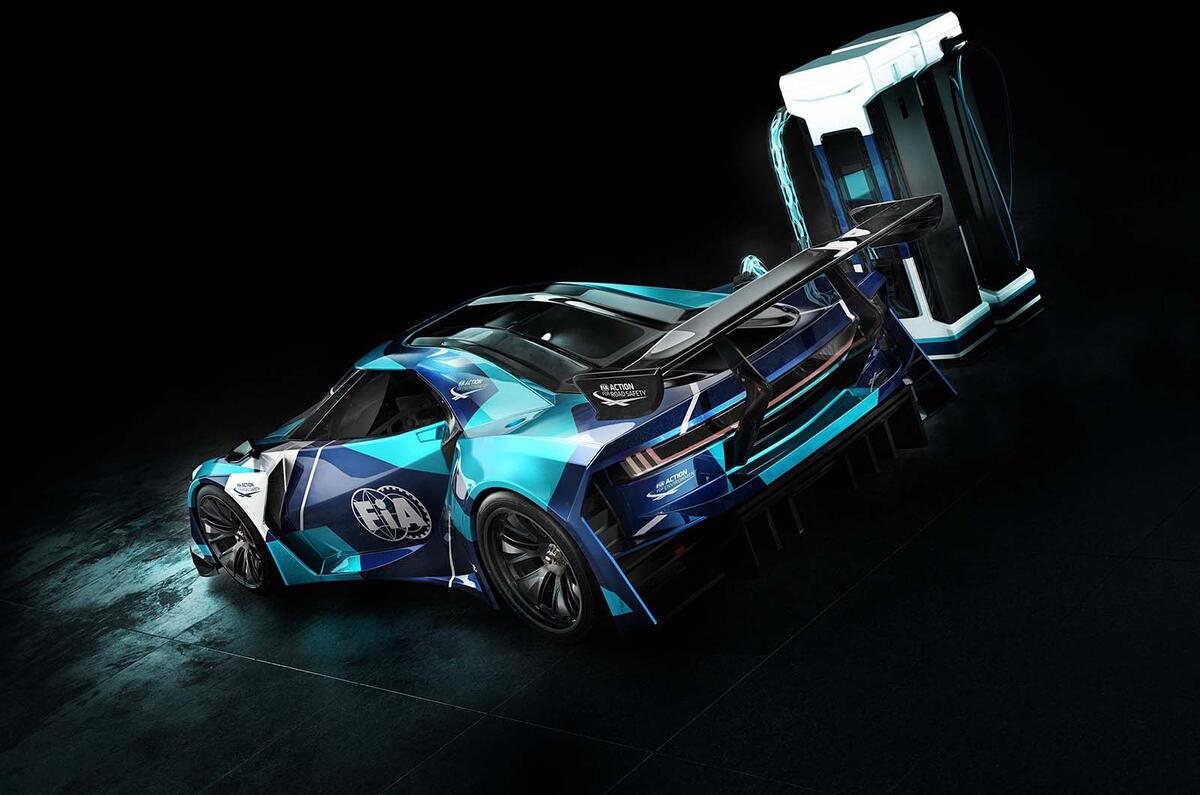 4 FIA electric GT official announcement charging 4 FIA electric GT official announcement charging