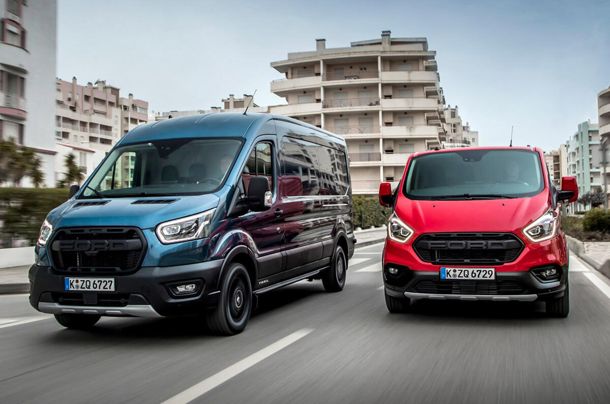 Ford Transit Trail range Ford Transit Trail range