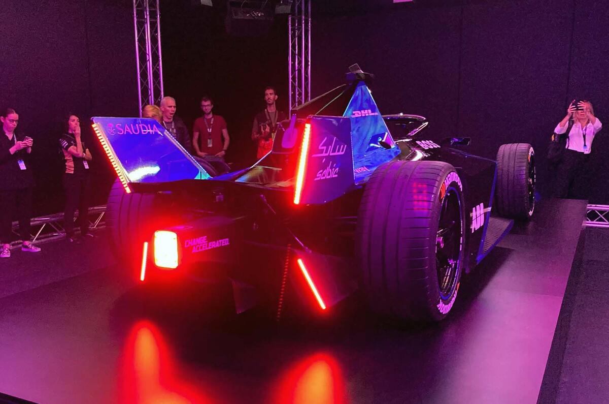 Formula E Gen3 2023 rear quarter static