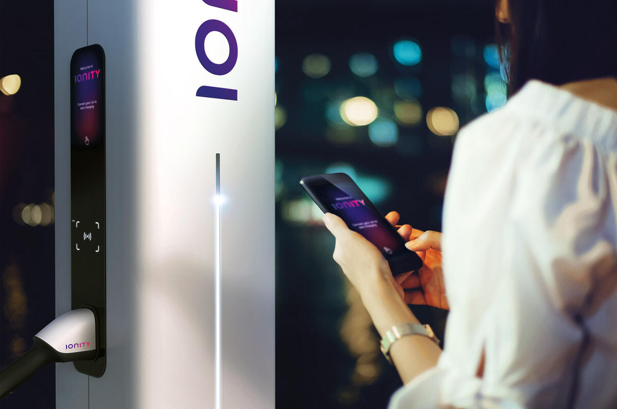 Ionity charging station Ionity charging station