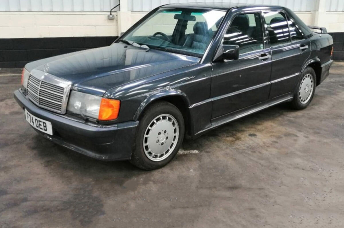 Mercedes 190E - stationary front Mercedes 190E - stationary front