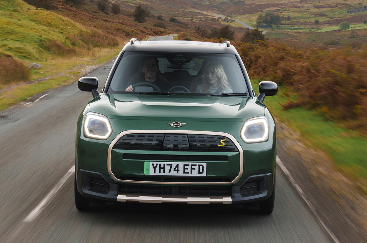 MINI Countryman driving front MINI Countryman driving front