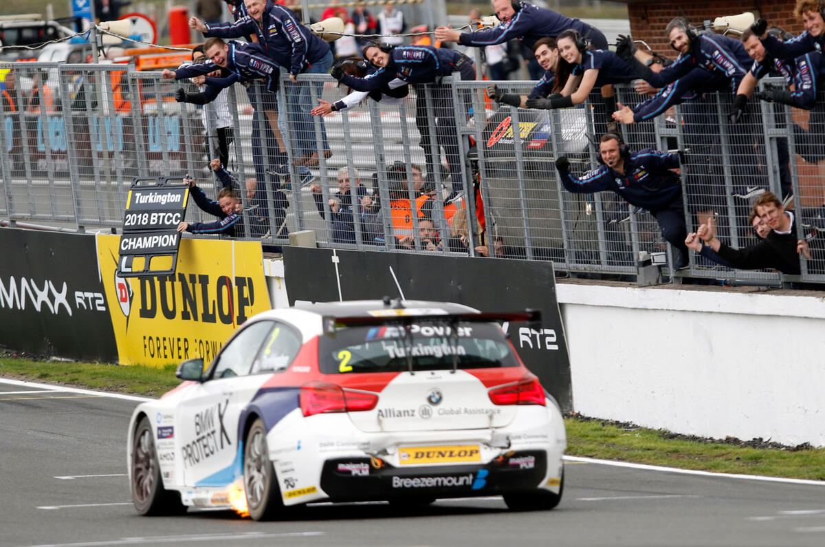 Motorsport Hero Colin Turkington finish line Motorsport Hero Colin Turkington finish line