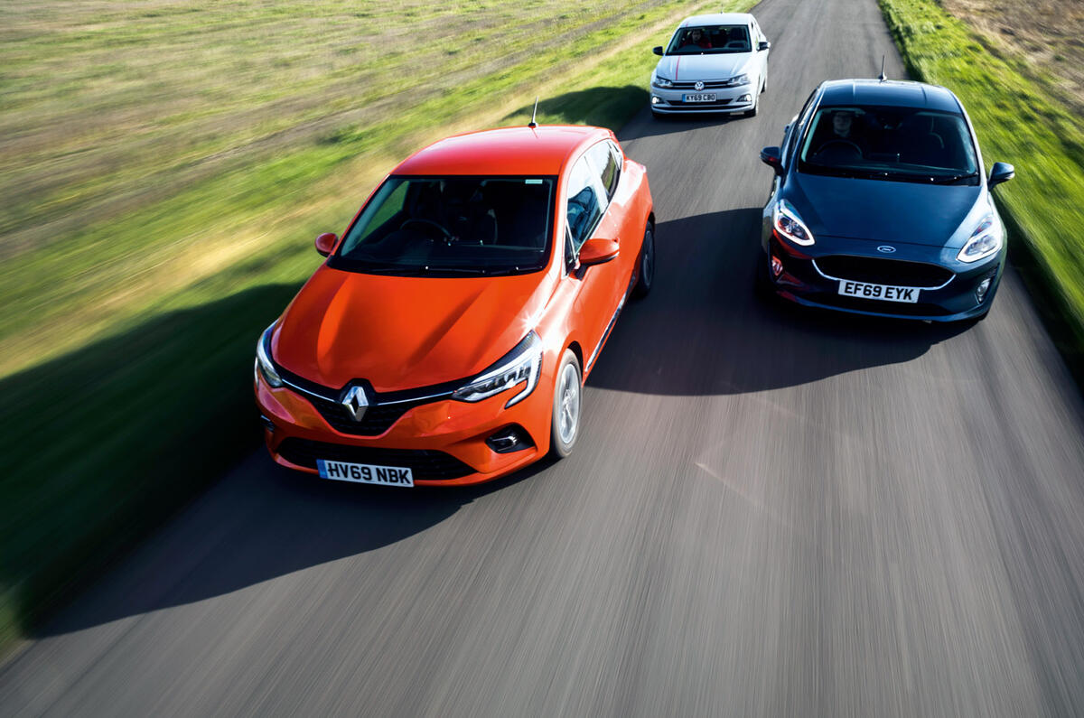 Renault Clio - hero overhead Renault Clio - hero overhead