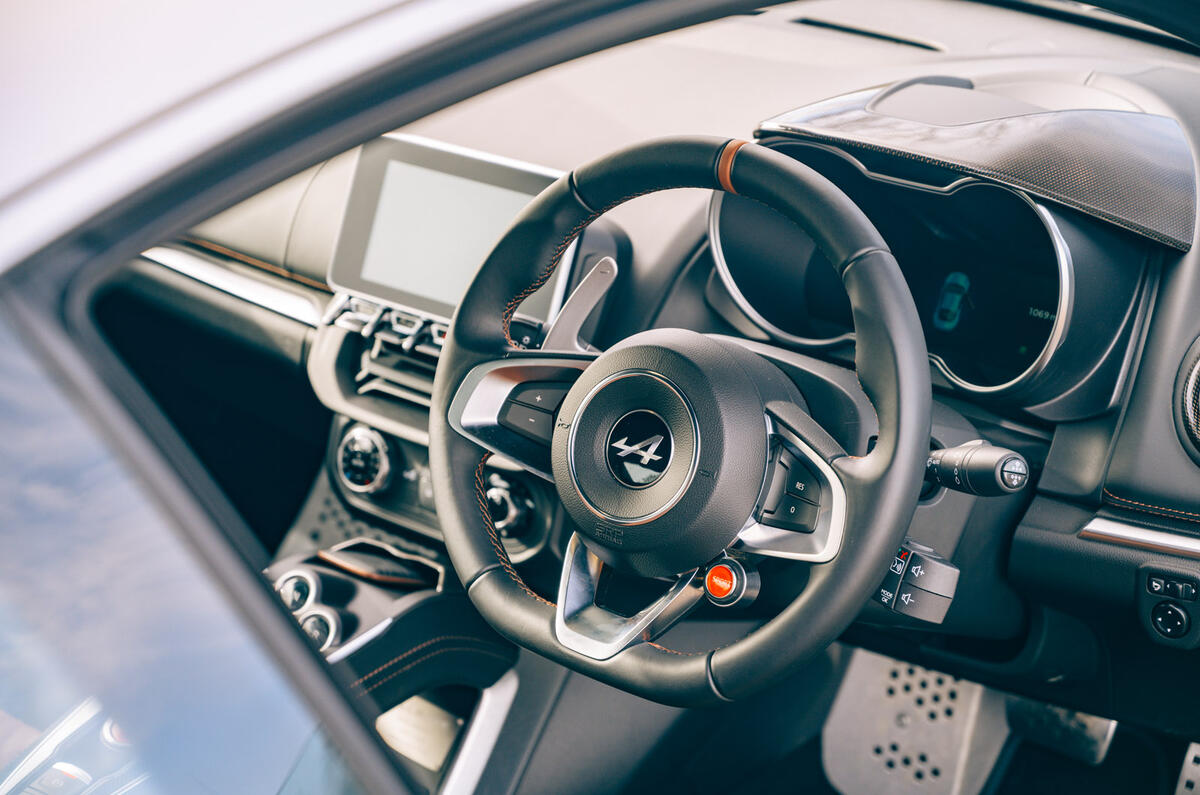 4 writers favourites 2021 SC Alpine A110 Legende GT dashboard