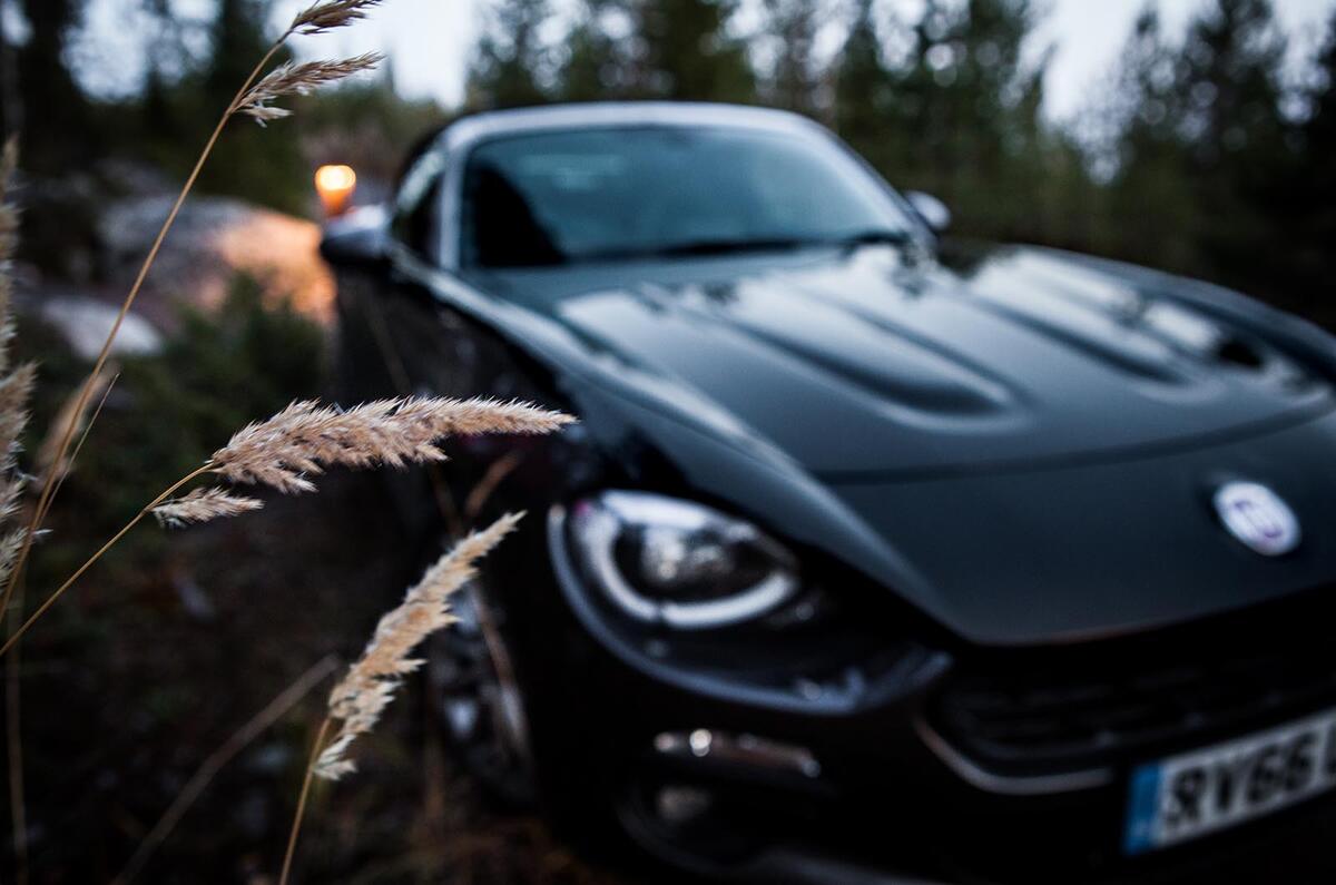 Fiat 124 Spider heads to the Arctic Circle
