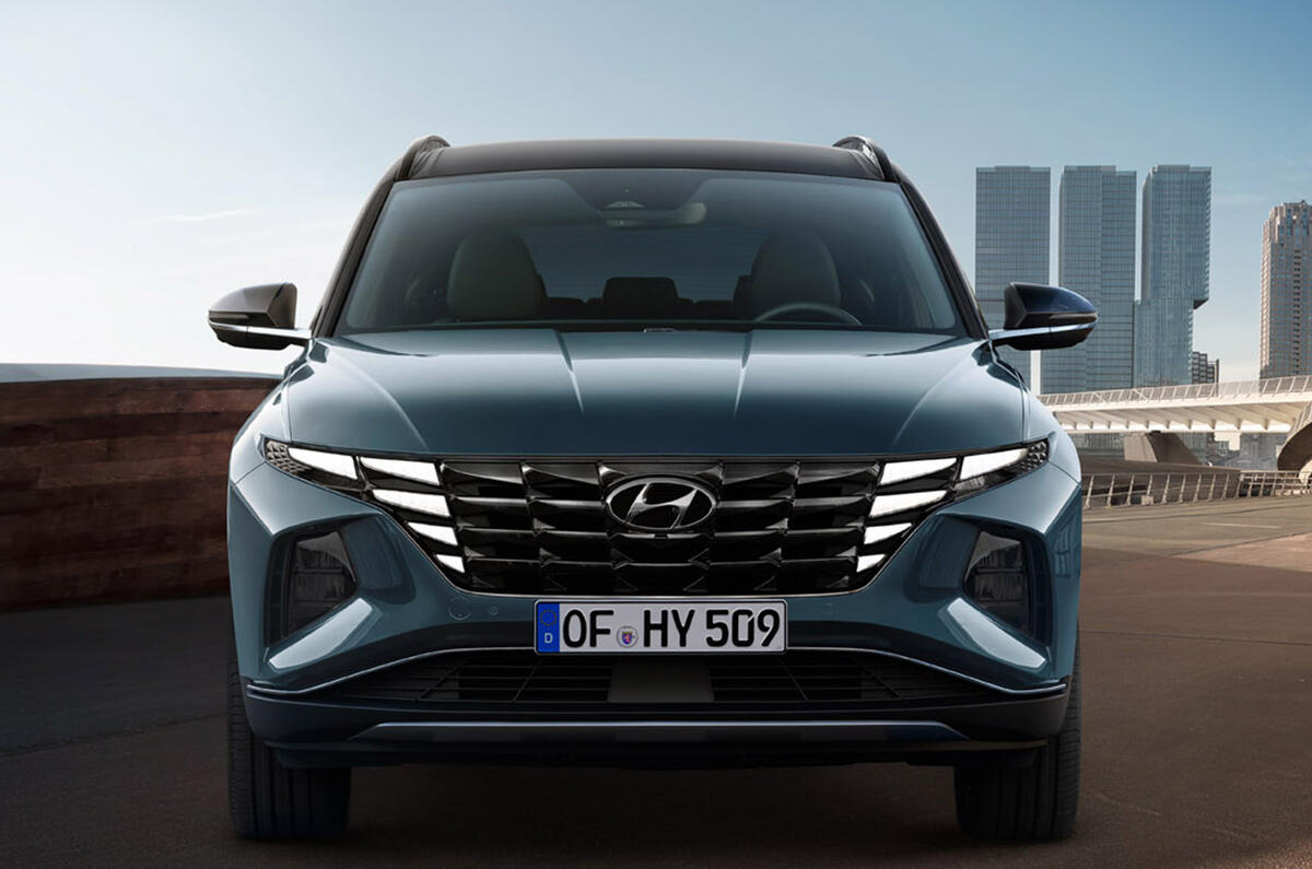 Hyundai Tuscon - front Hyundai Tuscon - front