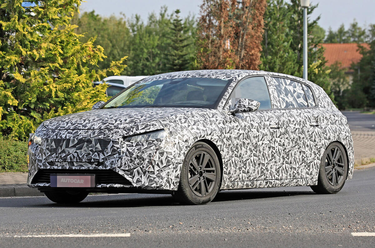 2022 Peugeot 308 prototype - hero front 2022 Peugeot 308 prototype - hero front