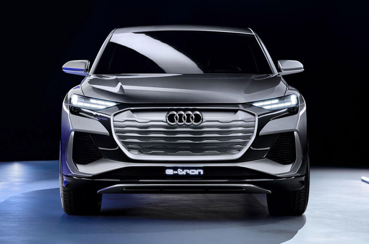 Audi Q4 E-tron - static front Audi Q4 E-tron - static front