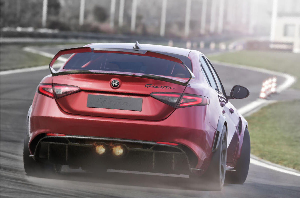 Alfa Romeo Giulia GTA 2020 - tracking rear