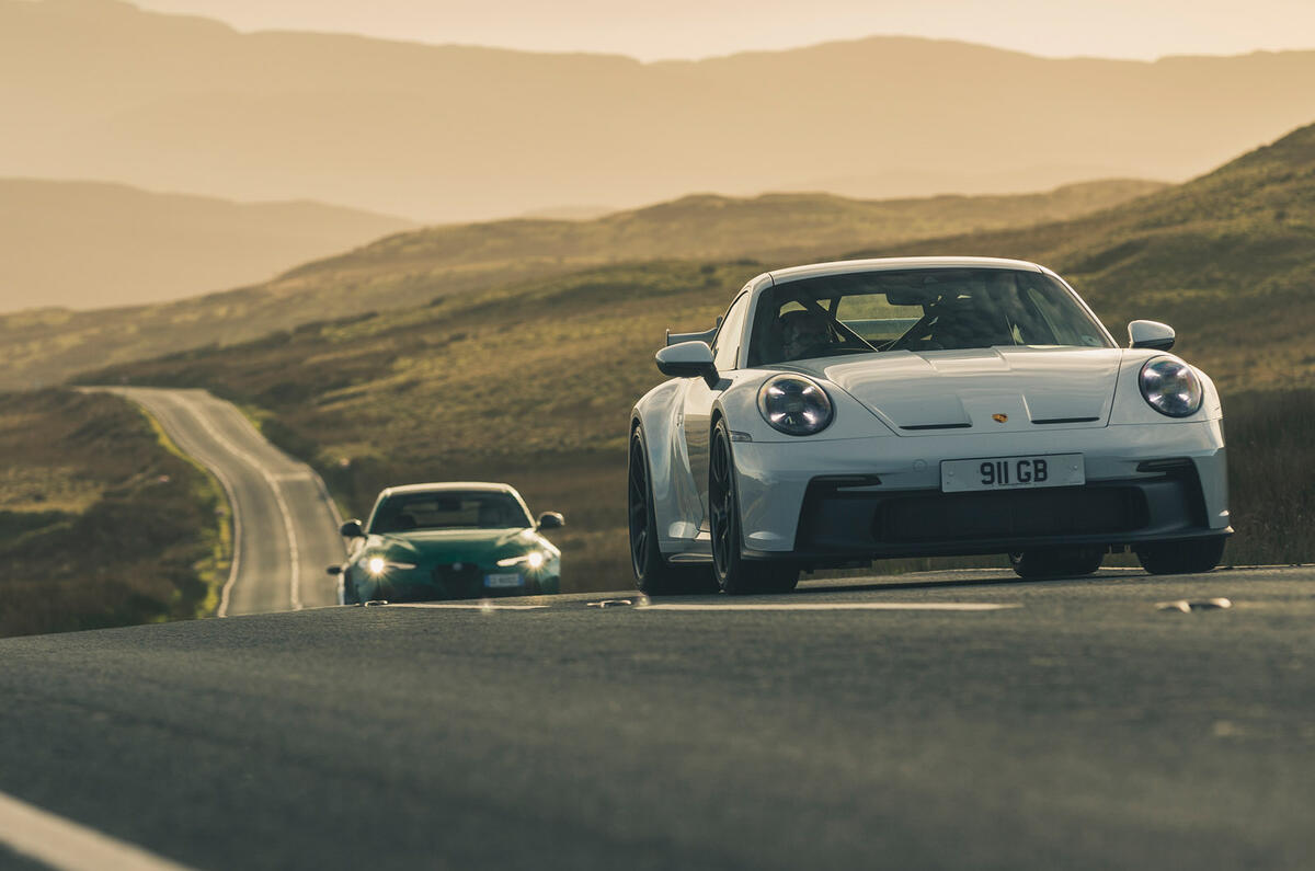 42 Britains best drivers car 2021 porsche road dusk 42 Britains best drivers car 2021 porsche road dusk