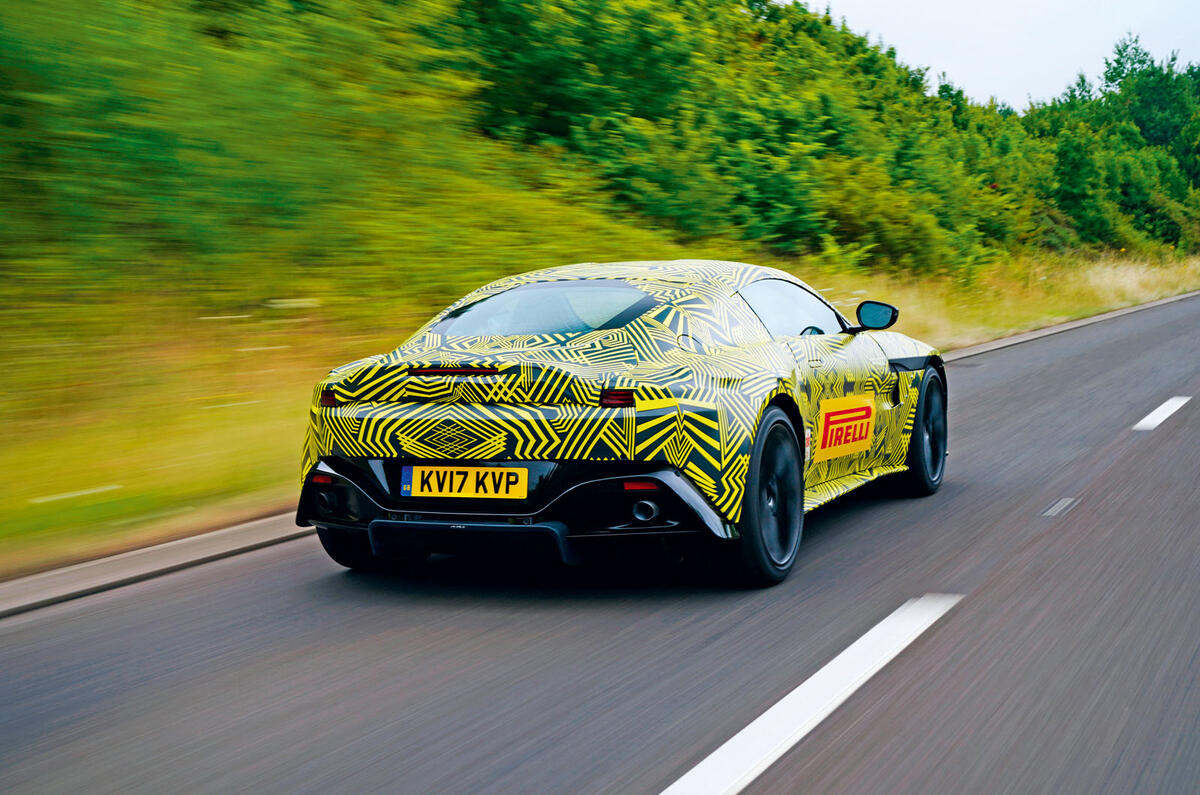 2017 Aston Martin Vantage spotted testing in near-production form