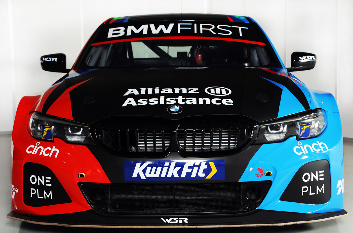 BMW 330i M Sport BTCC - static front BMW 330i M Sport BTCC - static front