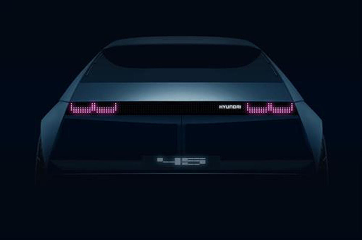 Hyundai 45 concept preview image - rear