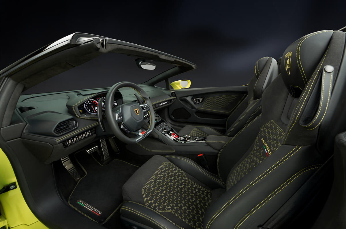 Lamborghini Huracan rear-wheel drive Spyder revealed at LA motor show