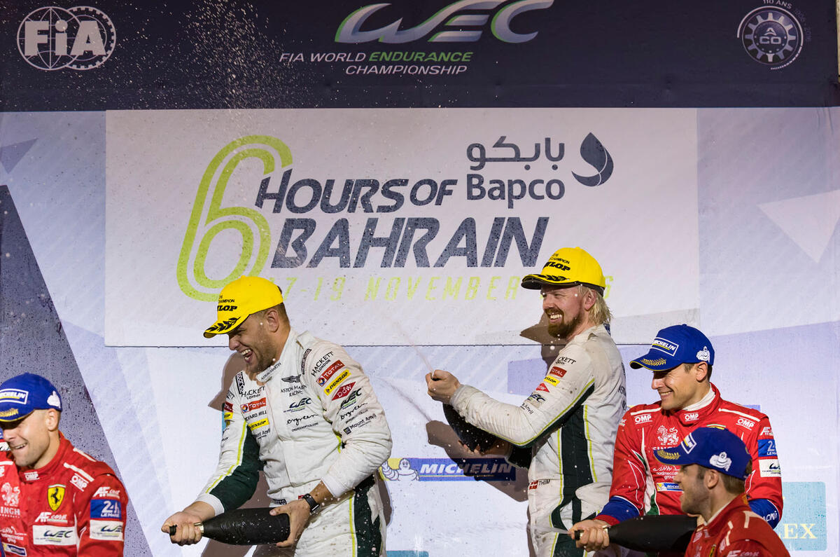 Aston Martin V8 Vantage GTE racer