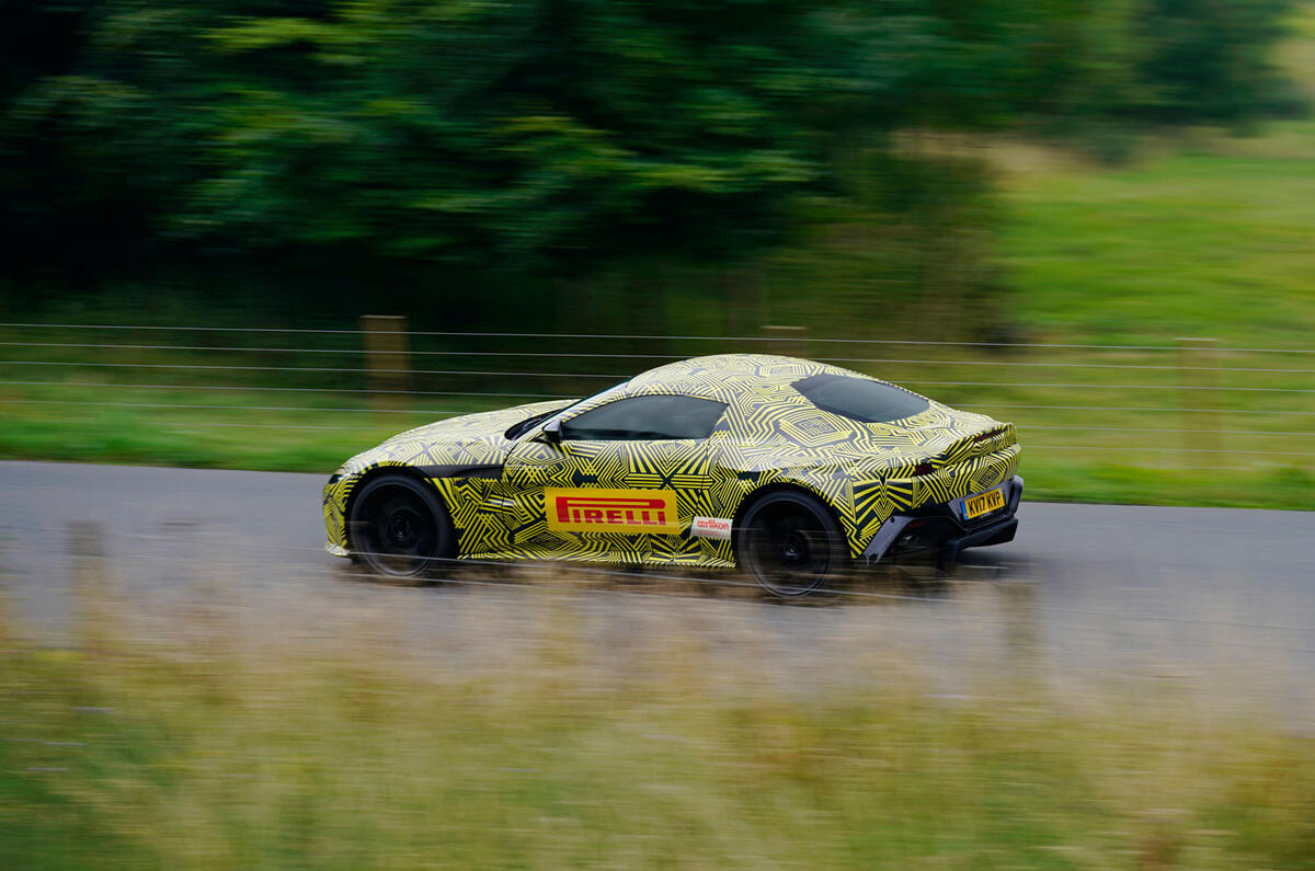 2017 Aston Martin Vantage spotted testing in near-production form