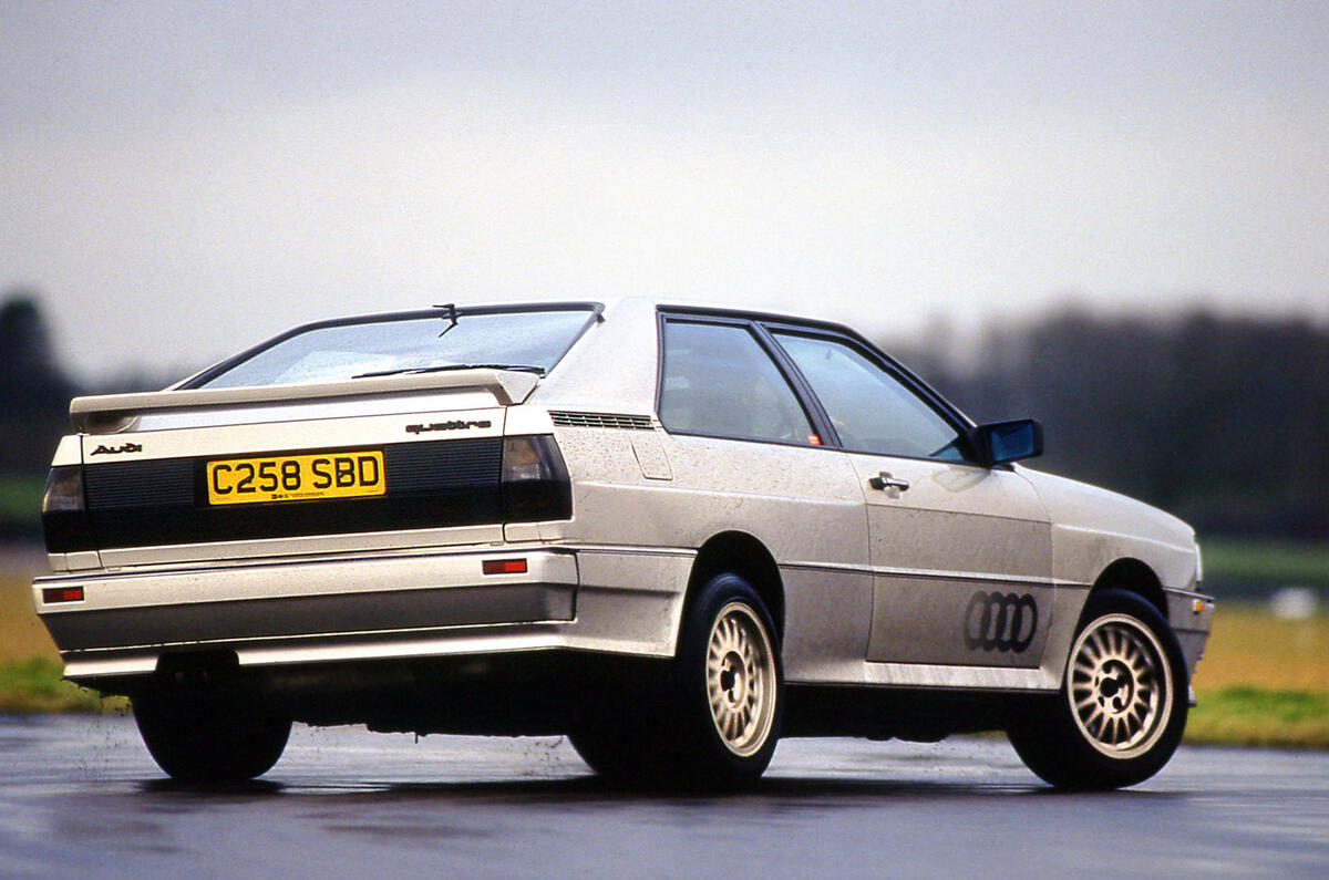 Audi Quattro - tracking rear Audi Quattro - tracking rear