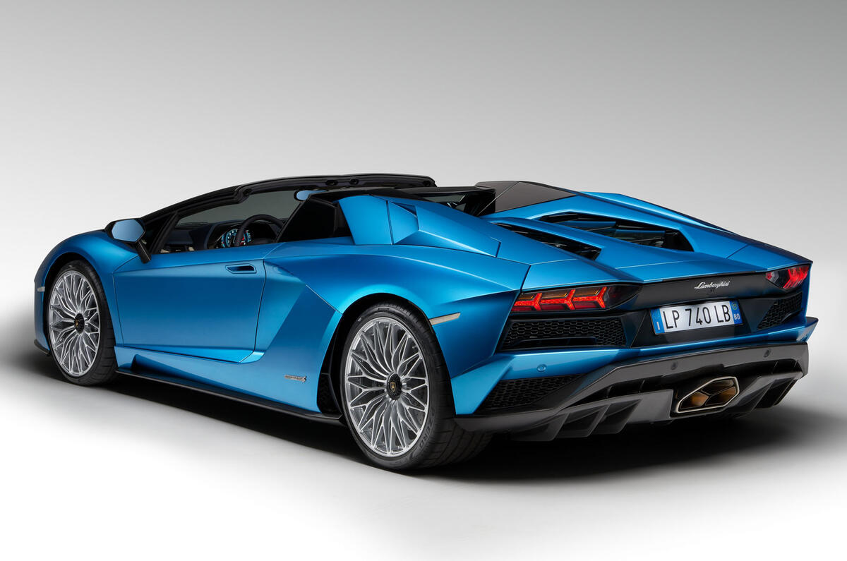 Lamborghini Aventador S Roadster launched as 217mph drop-top