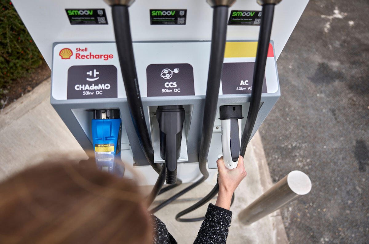 Shell Recharge electric car service launches first in UK forecourts