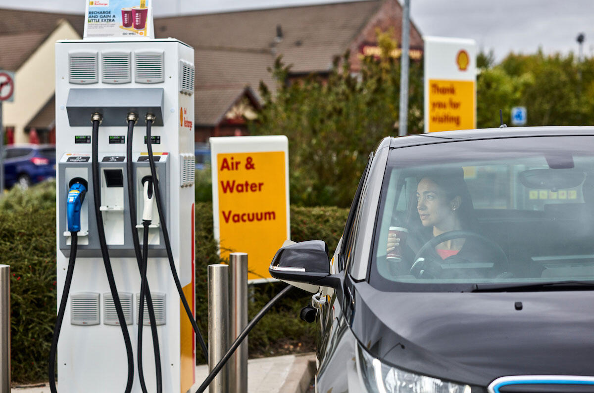 Shell Recharge electric car service launches first in UK forecourts