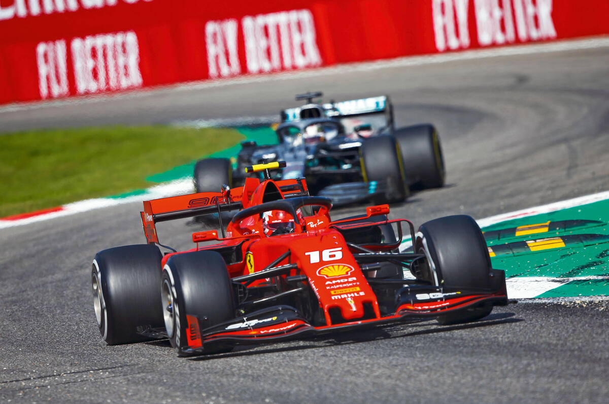 Charles Leclerc driving Charles Leclerc driving