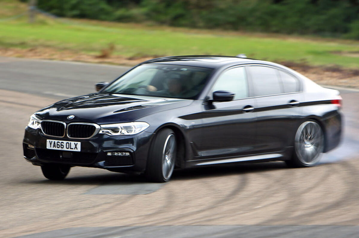 BMW 5 Series - tracking side BMW 5 Series - tracking side