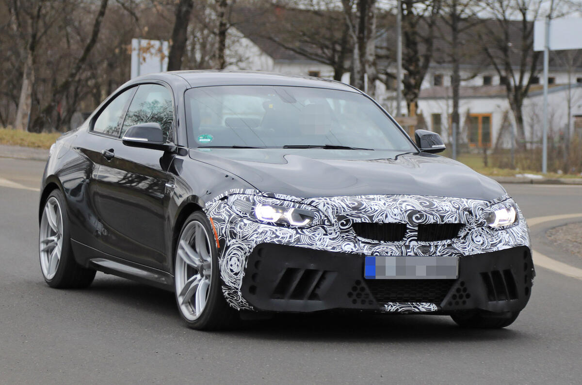 Facelifted BMW M2 headlights