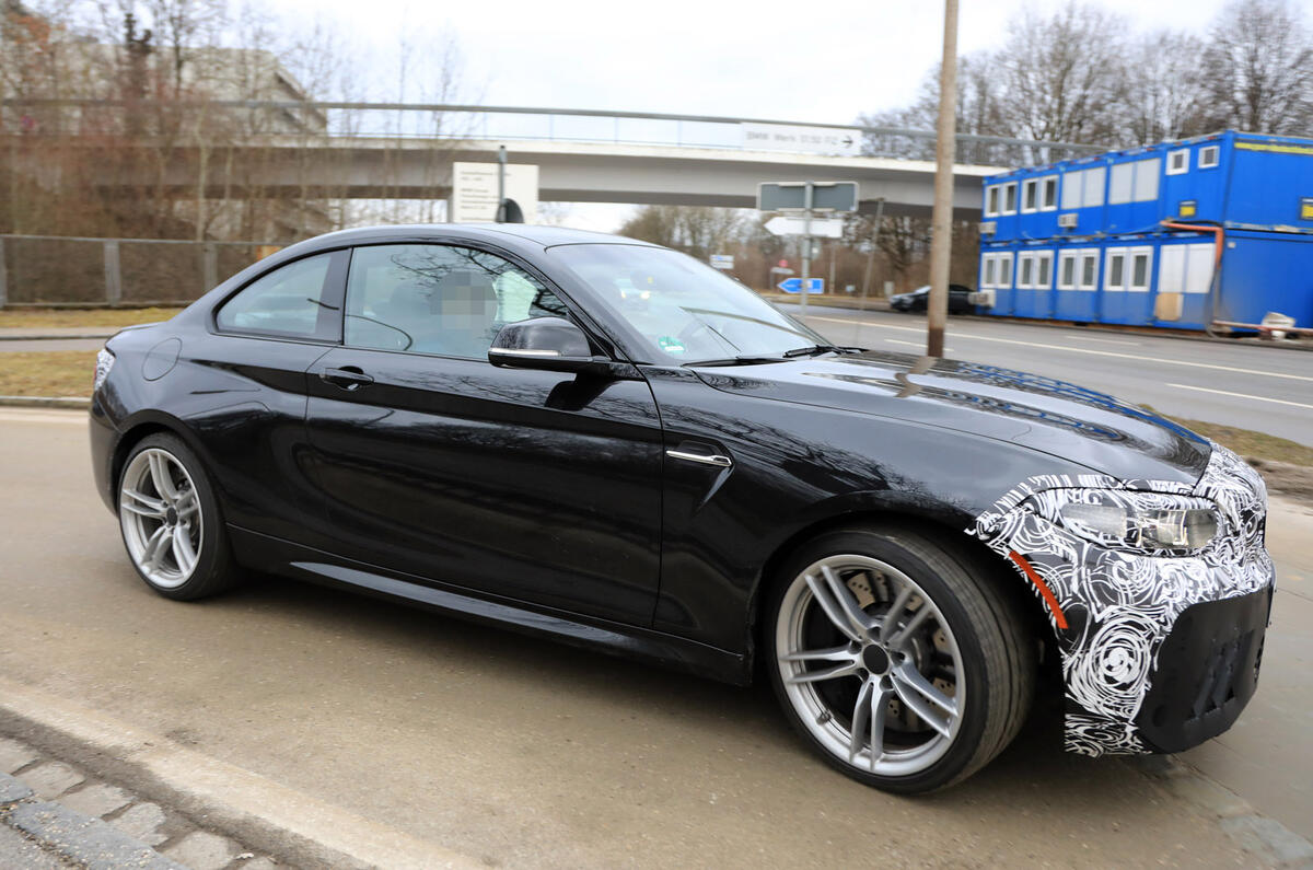 Facelifted BMW M2 side