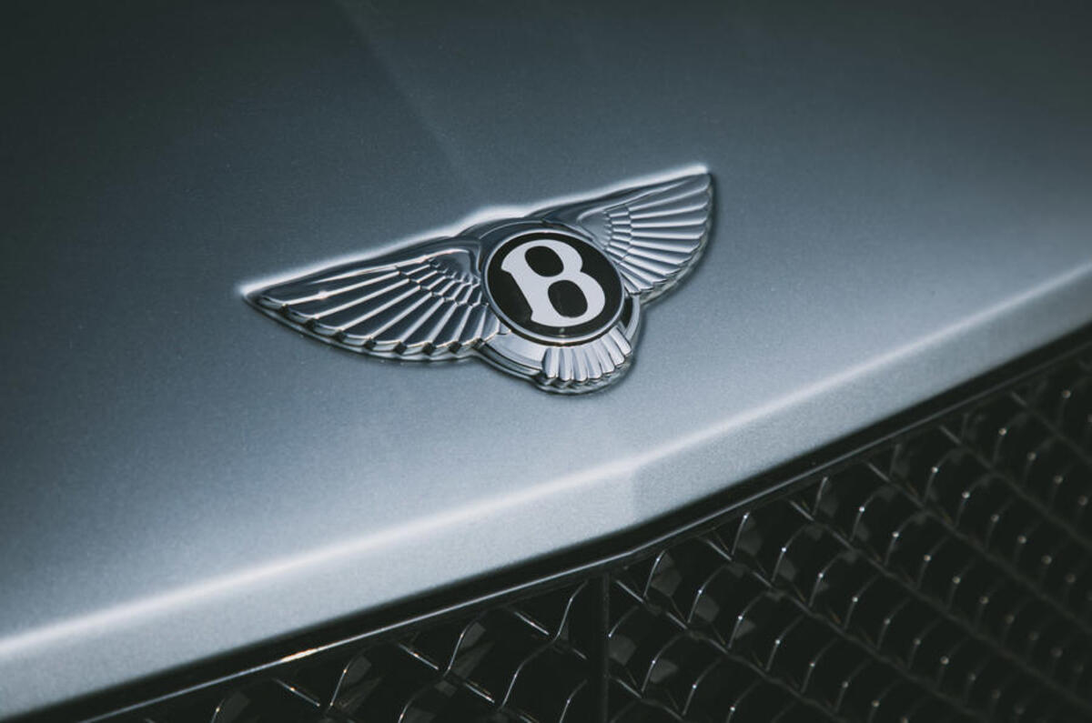 5 bentley bentayga v8 2021 long term review nose badge